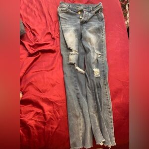 Vanilla Star Ripped Blue Women's Jeans